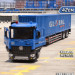 JD-8518  машина метал контейнеровоз, синий