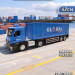 JD-8518  машина метал контейнеровоз, синий