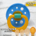 Мой малыш - 11712 Соска пустышка латексная круглая, р.4 18 мес.+ (синий, желтый, зеленый)