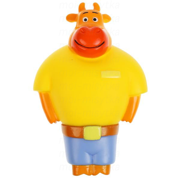 315996  Игрушка для купания Оранжевая корова Па, 10см КАПИТОШКА