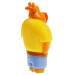 315996  Игрушка для купания Оранжевая корова Па, 10см КАПИТОШКА