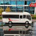 Автобус металлический 23x6,5x8,5см арт.cz 211A белый