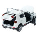 Машина металл chery tiggo 4 pro 12 см, двери, кап, баг, инер, белый, кор. Технопарк