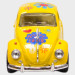 1967 Volkswagen Classical Beetle w/ printing 1/32 KT5057F (желтый)