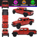 Машинка метал. Welly 020 Jeep Gladiator арт 43788 ( фирма WELLY ) 1/34-39 (красный)