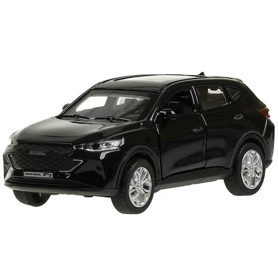 Машина металл HAVAL "haval f7", длина 12 см, дв, багаж, инер, черный,