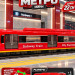 Поезд вагон метро 22см арт.731-27A красный