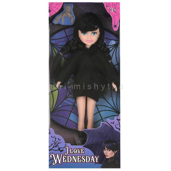 Кукла 23 см, i love wednesday, в платье LIKEE GIRL