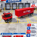 Игрушка-машинка "Спецтехника" контейнеровоз, JD 518, красный