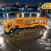 Грузовой тягач, фура с полуприцепом "Автовоз", 39см. арт.клх 800-12 оранжевый ("ТрансПорт Плюс")