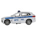 Машина металл BMW X5 M-SPORT ПОЛИЦИЯ 12 см, двери, баг,  X5-12POL-WH 319005