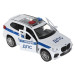 Машина металл BMW X5 M-SPORT ПОЛИЦИЯ 12 см, двери, баг,  X5-12POL-WH 319005