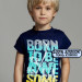 Футболка для мальчика арт.0002M born, темно-синий