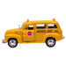 Машинка метал. Kinsmart 1950 Chevrolet Suburban School Bus 1/36 KT5005D (желтый)