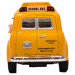 Машинка метал. Kinsmart 1950 Chevrolet Suburban School Bus 1/36 KT5005D (желтый)