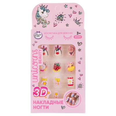 Накладные ногти 3D МИЛАЯ ЛЕДИ